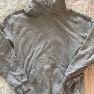 gray hoodie